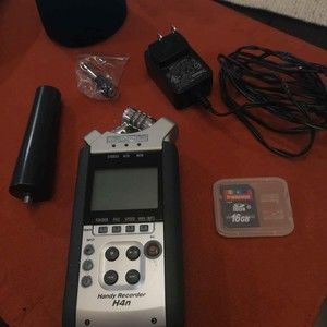 Zoom H4n Portable Recorder - Stereo Mics - XLR Inputs - 16GB SD